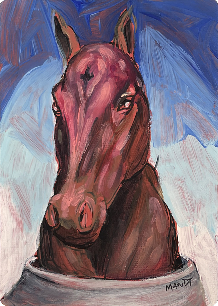 Horse-Tube-ACEO