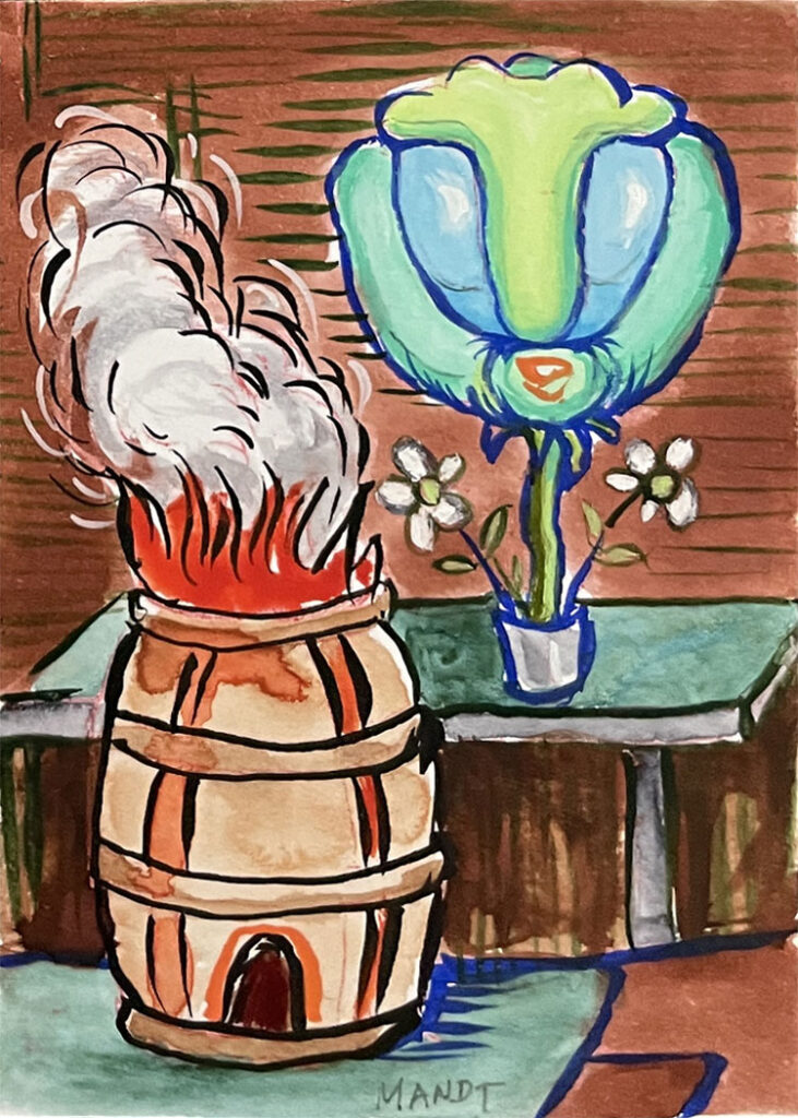 Plant-and-Barrel-ACEO